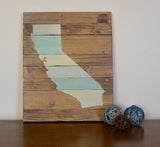 California Plank Sign