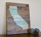 California Plank Sign