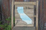 California Plank Sign