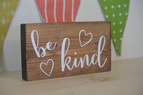 Be Kind Mini Block