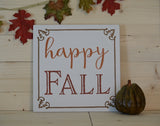 Happy Fall Sign