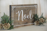 Reversible Gather Together/Noel Standing Sign