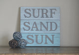 Surf, Sand, Sun Sign