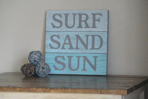 Surf, Sand, Sun Sign